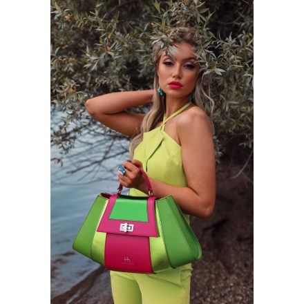 HA Pre Rainbow Bag – Pink lime