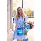 HA Festy Bag – Metál kék türkíz