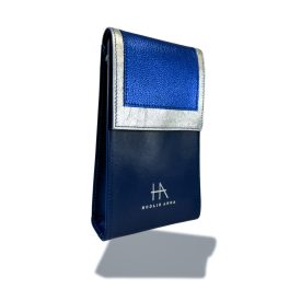 HA Mobiltáska - Királykék ezüst