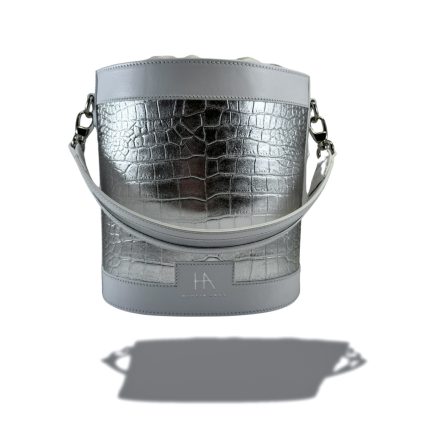 HA Pre Bucket Bag - Silver croco