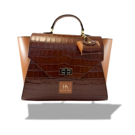 HA Pre Paris Maxi Bag - Crocco Brown /LIMITED/ + Charm