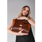 HA Pre Paris Maxi Bag - Crocco Brown /LIMITED/ + Charm