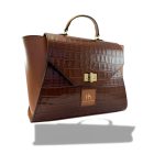 HA Pre Paris Maxi Bag - Crocco Brown /LIMITED/ + Charm
