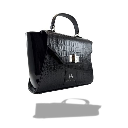 HA Pre Paris Bag - Crocco Glossy Black /LIMITED/