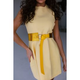 HA Csomós öv - Metál citrom