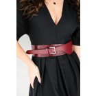 HA Széles öv - Crocco dark red