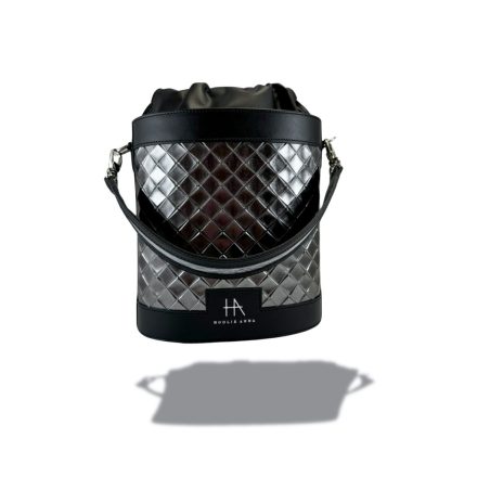HA Pre Bucket Bag - Ezüst kockás /LIMITED/