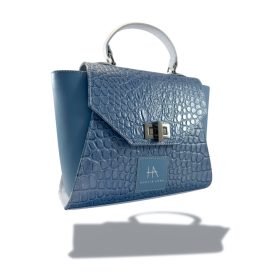 HA Pre Paris Bag - Crocco Light Blue /LIMITED/