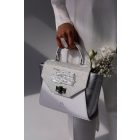 HA x MJ Glass Paris Bag - Fehér Holo - SPECIAL EDITION