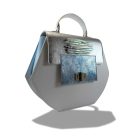 HA x MJ Glass Tee Bag - Jeges kék - SPECIAL EDITION