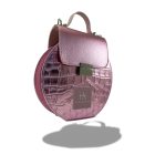 Lady HA Bag - Crocco Light pink Metalic /LIMITED/