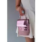 HA Festy Bag - Crocco Light Pink Metalic  /LIMITED/