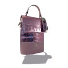 HA Festy Bag - Crocco Light Pink Metalic  /LIMITED/