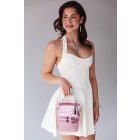 HA Festy Bag - Crocco Light Pink Metalic  /LIMITED/