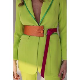 HA Csomós öv - Metál narancs pink