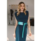 HA Csomós öv - Metál türkíz 