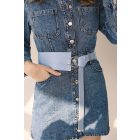 HA Csomós öv - Pasztelkék 