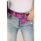 HA Basic öv - Metál fukszia