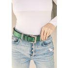 HA Basic öv - Metál zöld