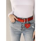 HA Basic öv - Metál piros