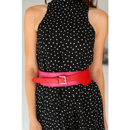 HA  Széles Öv - Pink piros matt