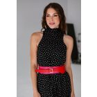 HA  Széles Öv - Pink piros matt