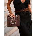 HA  Széles Öv - Metál barna