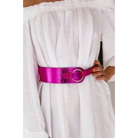 HA Paris Öv - Crocco Fuchsia Metallic /LIMITED/