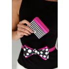 HA Bow Belt - Pöttyös fukszia