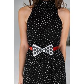 HA Bow Belt - Pöttyös piros