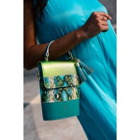 HA Festy Bag - Snakeskin Lime /LIMITED/