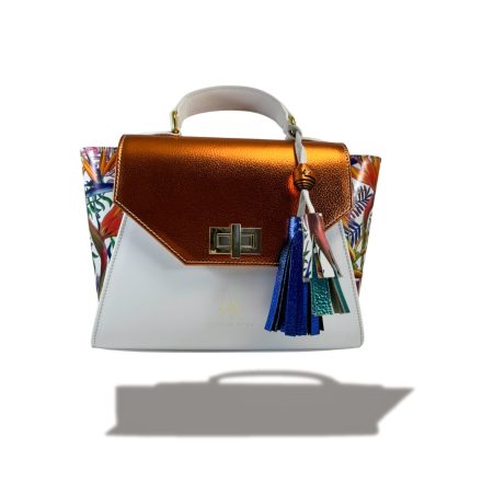 HA Pre Paris Bag - Papagájkert fehér /LIMITED/