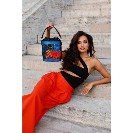 HA Pre Bucket Bag SAMBA - Papagájkert - Special edition