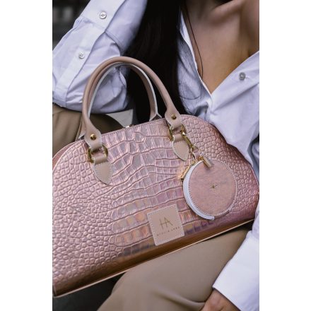 HA Pre Amalfi Bag - Hologrammos bézs kroko /LIMITED/