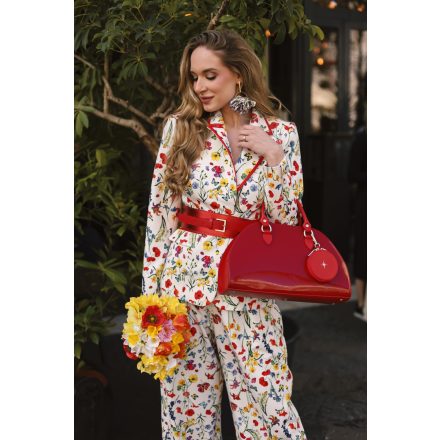 HA Pre Amalfi Bag - Lakk piros /LIMITED/