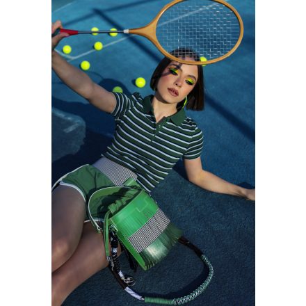 HA Pre Western Bucket Bag - Élénk zöld csíkos /LIMITED/