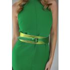 HA Széles öv - Metál lime élénk zöld