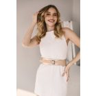 HA Széles öv - Roségold bézs