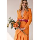 HA Széles öv - Metál narancs pink