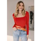 HA Széles öv - Metál narancs piros