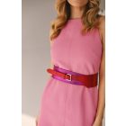 HA Széles öv - Metál fukszia piros