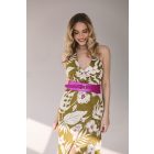 HA Széles öv - Metál fukszia