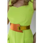 HA Díva öv - Metál narancs citrom