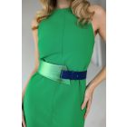 HA Díva öv - Metál élénk zöld kék