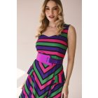 HA Díva öv - Metál fukszia lila