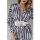 HA Díva öv - Ezüst fehér