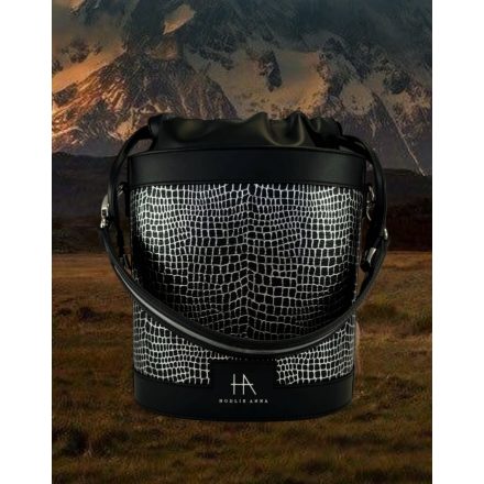 HA Pre Bucket Bag - Ezüst kroko /LIMITED/