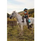 HA Western Bucket Bag - Türkíz