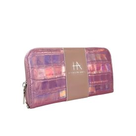 HA Pénztárca - Crocco Blush Pink Holo /LIMITED/