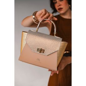 HA Pre Paris Bag  - Bézs ornamenta /LIMITED/